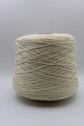 30375 Пряжа для вязания из Италии 100% хлопок Emilcotoni Fettuccia 160м/100гр цвет ваниль- фото