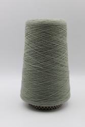 30413 Итальянская бобинная пряжа кардный кашемир 100% 1400м полынь Cariaggi Cashmere- фото