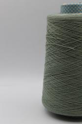 30419 Итальянская бобинная пряжа кардный кашемир 100% 1400м полынь Cariaggi Cashmere- фото2