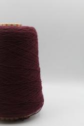 30454 Итальянская бобинная пряжа 30% кашемир, 70% меринос, винный, 750м Zegna Baruffa Baba- фото2