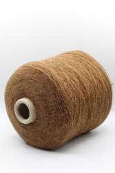 30465 Итальянская бобинная пряжа Lineapiu Incas 40% альпака, 15% меринос, 45% акрил, 650м, светло-коричневый- фото3