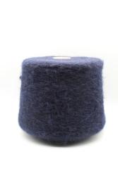 30467 Итальянская бобинная пряжа Toscano Babyfree 50% альпака, 20% меринос, 30% полиамид, 900м, тёмно-синий- фото