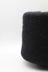 30469 Итальянская бобинная пряжа Toscano Baby15 45% бэби альпака, 20% меринос, 35% полиамид, 1500м, чёрный- фото2