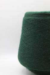 30475 Итальянская бобинная пряжа Sato Seni Fuuga 50% экстракид мохер, 20% меринос, 30% полиамид , бутылочный зелёный, 4400м- фото2