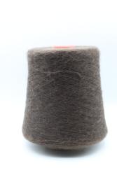 30478 Итальянская бобинная пряжа Sato Seni Fuuga 50% экстракид мохер, 20% меринос, 30% полиамид , коричневый, 4400м- фото